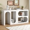 NicBex Modular Entryway Table Console Table with Curved Interior Design Side Table with Storage for Study, Entrance, Living Room - 2 of 4