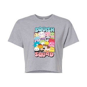 Women's - Squishmallows - Squish Squad Cropped Graphic T-Shirt - 1 of 4