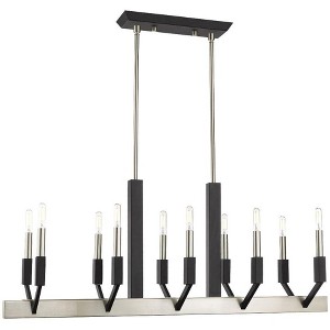 Livex Lighting Beckett 10 - Light Chandelier in  Brushed Nickel - 1 of 2