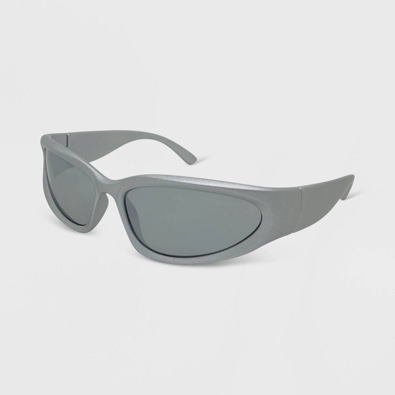 Sport Matte Finish Sunglasses - Wild Fable&#8482; Gray, 2 of 5
