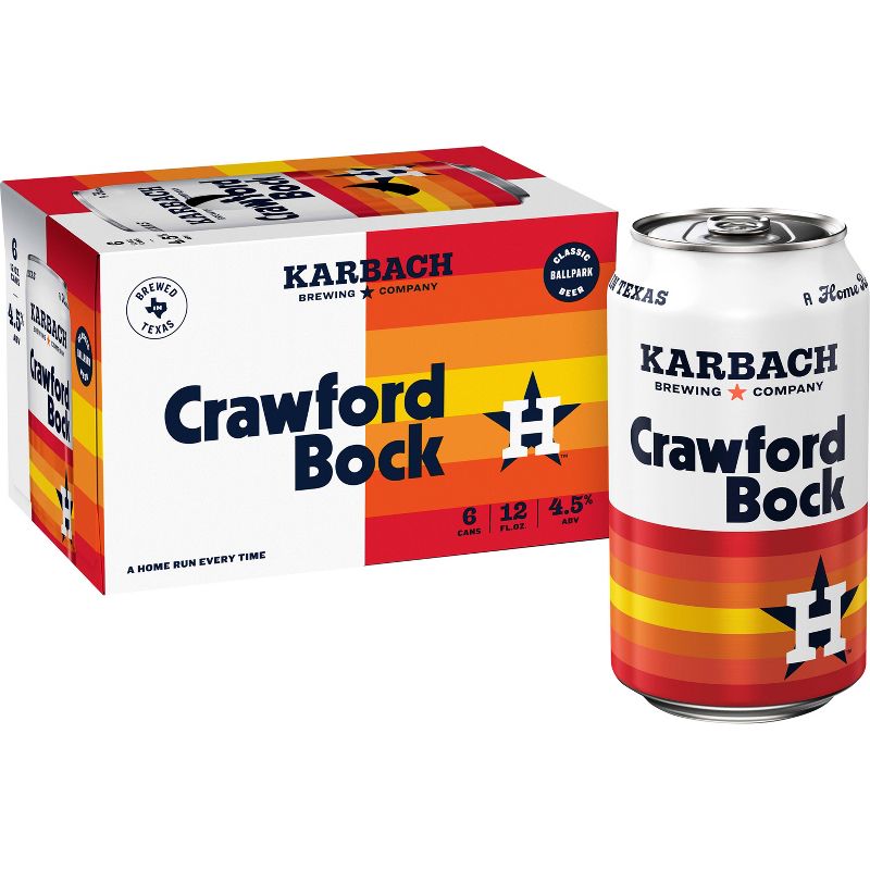 Karbach Crawford Bock Beer - 6pk/12 fl oz Cans, 1 of 12