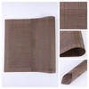 REGALWOVEN PVC Heat Resistant Wipeable Dining Placemats 18" x 12" 8 Pcs - 2 of 4