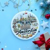 Artistic Amsterdam Landmarks and Heritage Christmas Ornament, Cultural Netherlands Gift and Keepsake| OrnamentallyYou - 4 of 4