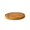 Slickblue Sports Ball Design, 5 Options, Pine Wood Cutting Board, 13" Dia. – Perfect for Entertaining & Kitchen Use - 2 of 4