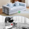 KTMBDW Convertible Sleeper Sofa Bed, Folding Mattress Couch with Fixed-Shape Frame, Floor Sofa Lounge Couch for Living Room - 4 of 4