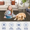 Braided Print Area Rugs for Living Room Non Slip Backing Farmhouse Accent Rug Non-Shedding Woven Carpet Foldable Low Pile Ultra Soft Indoor Rug - 2 of 4