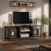 GALAXHERO TV Stand for 65 Inch TVs, 55" Industrial TV Console with Open Shelf, Entertainment Center for Living Room - 2 of 4