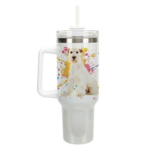 100 North I'm Just A Country Kid Cowboy Hat Wrap-Around 40 Oz. Stainless Steel Water Bottle Coffee Mug, Spill & Leak Resistant, Travel Tumbler with - 1 of 4