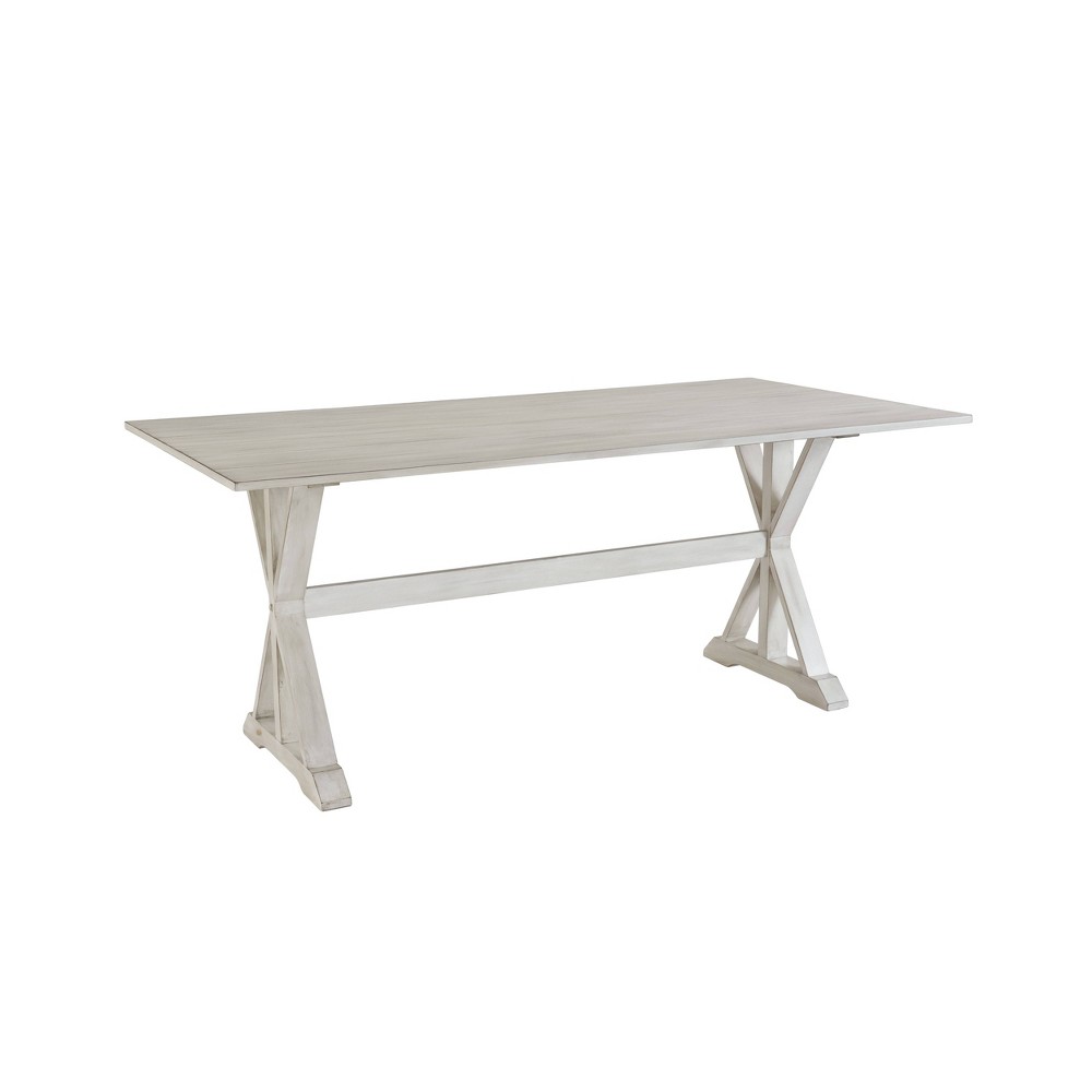 Photos - Dining Table 72" Jamestown  White - Boraam