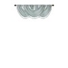 Faux Silk Waterfall Embellished Valance Dusty Aqua 38x46in - 3 of 4