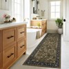 Washable Rugs for Living Room Non Slip Botanical Floral Bedroom Carpet Non-Shedding Low Pile Floor Cover Ultra-Soft Indoor Carpet for Kitchen - 2 of 4