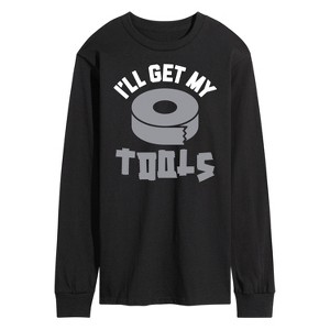 Men's - Instant Message - I'll Get My Tools Long Sleeve Graphic T-Shirt - 1 of 4