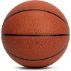 AND1 Street Grip Premium Composite Leather Basketball Official Size 7 (29.5”) Streetball, Made for Indoor Outdoor Games (Orange) - 2 of 4