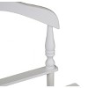 Proman Products Sakura Twin Valet with Wooden Hanger, Trouser Bar & Tie Bar, White - 3 of 4