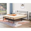 Garden Elements Luna Steel Modern Full Bed Frame, Black Frame for Full Size Mattress - 4 of 4