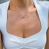 Adornia Safety Pin Heart Necklace - 2 of 4