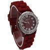 Olivia Pratt Every Day Thin Band Silicone and Rhinestones Colorful Women Watch - 3 of 4