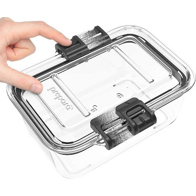 Prepara Latchlok Clear 0.5 Cup Tritan Food Storage Container Set