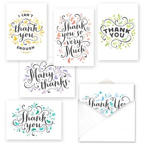 Canopy Street 36ct Pretty Baby Thank You Assortment Card Packs - 1 of 2