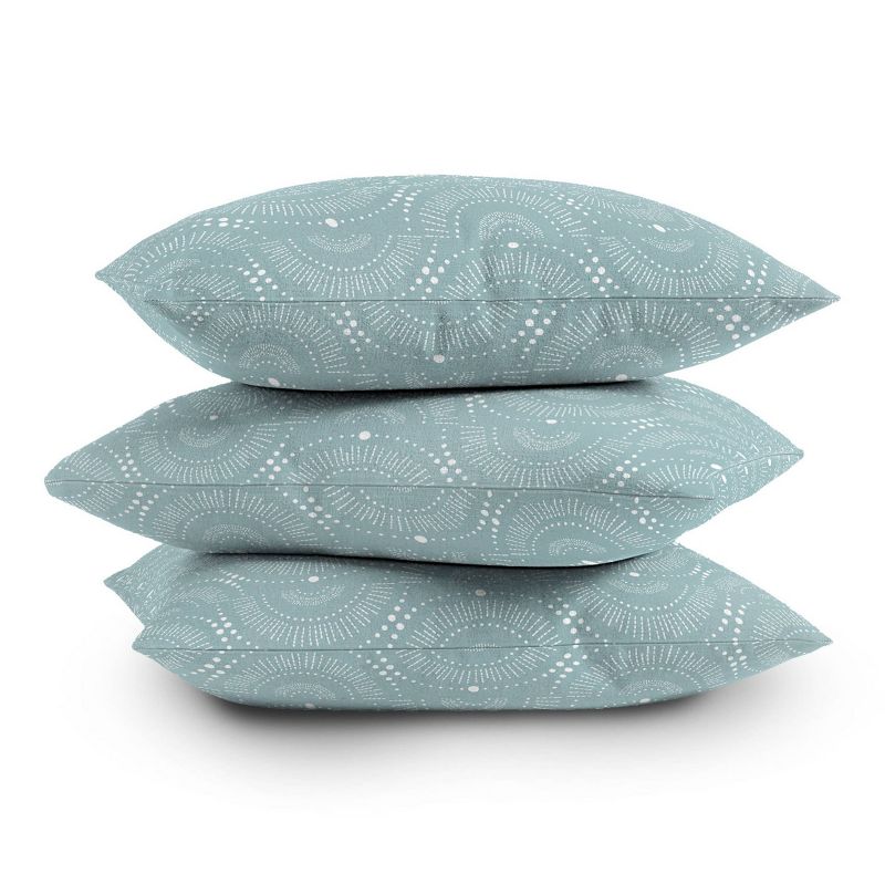 Heather Dutton Rise and Shine Mist Outdoor Throw Pillow Blue - Deny Designs, 4 of 5