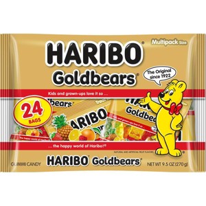 HARIBO Halloween Goldbears Gummies Mini Bags - 9.5oz - 1 of 4