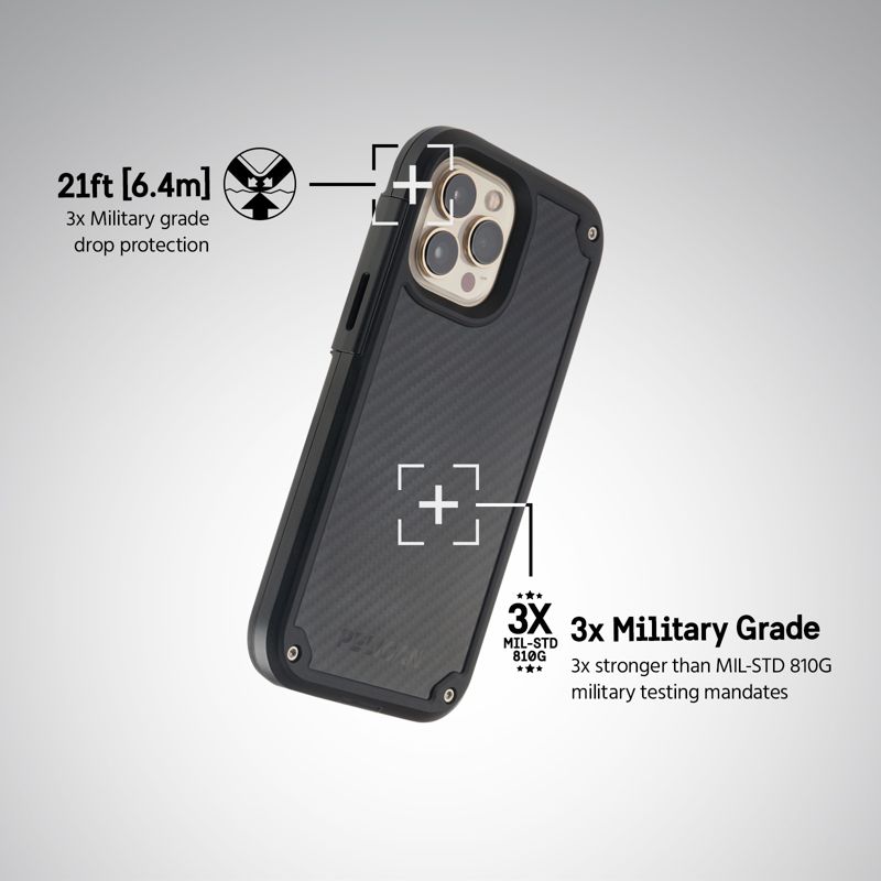 Pelican Apple iPhone 13 Pro Shield Series Case - Kevlar, 4 of 9