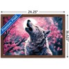 Trends International Shawna Stewart - Howling At The Moon Framed Wall Poster Prints - 3 of 4