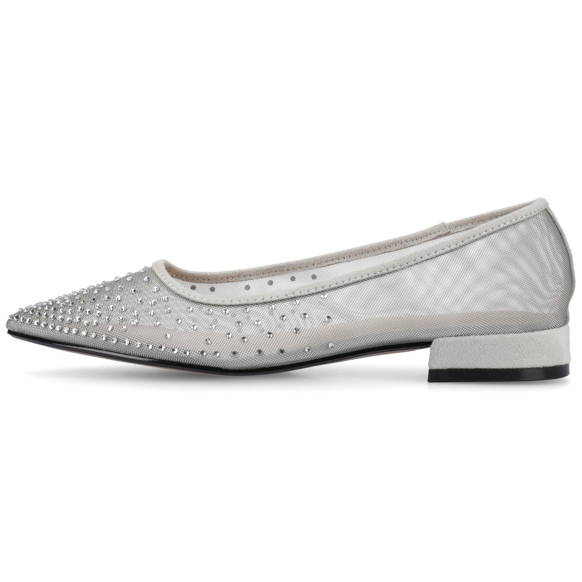 Обувь Journee Collection Journee Women's Gracelynn Evening Ballet Flats, Silver 12 — фото 2