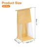 Unique Bargains Greaseproof Clear Windows Iron Tie Tab Lock Gift Bags 25 Pcs - 2 of 3