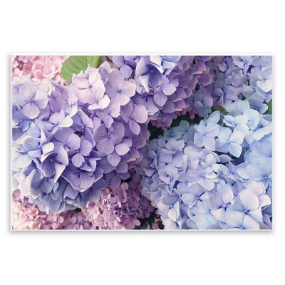 Stupell Industries Pastel Hydrangea Flower Petals, 15" x 10"