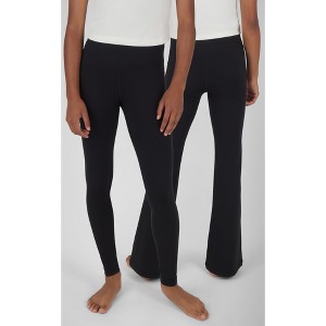 90 Degree By Reflex 2 Pack Girls Interlock Legging and Everyday Interlock Everyday High Waist Flared Pant - 1 of 4