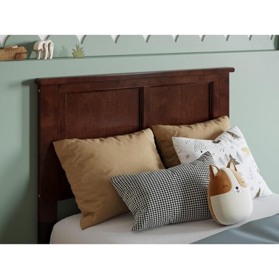 AFI Furnishings Madison Twin Headboard with Turbo Charger in Walnut