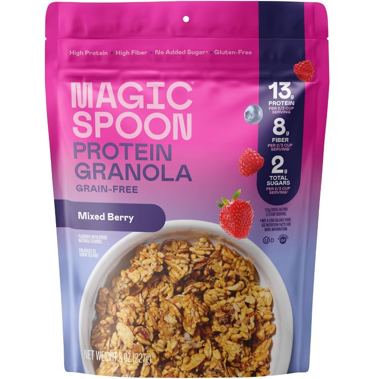 MAGIC SPOON Mixed Berry Protein Granola - 8oz, 1 of 5