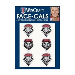 NCAA 2025 Face Decals 6pk - 1 of 3