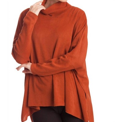 Women's Cowl Neck Oversized Sweater - ANGEL