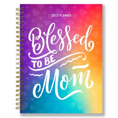 2022 Planner Weekly/Monthly Blessed Mom Medium - The Time Factory