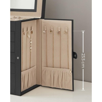 Large Accessory Organizer 6-Tier Mirror Jewelry Box - image 5