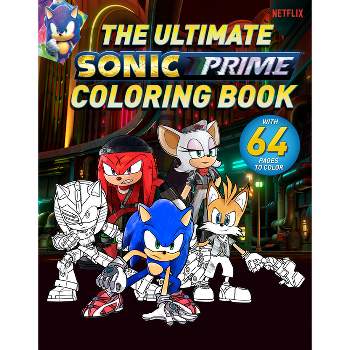 The Ultimate Sonic Prime Coloring Book - (Sonic the Hedgehog) (Paperback)