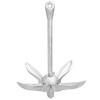 VidaXL Folding Anchor Silver 13.2 lb Malleable Iron - 3 of 4