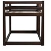 Vynxaria Solid Rubber Wood Twin Over Twin Floor Bunk Bed with Ladder & Strengthened Slats - 4 of 4