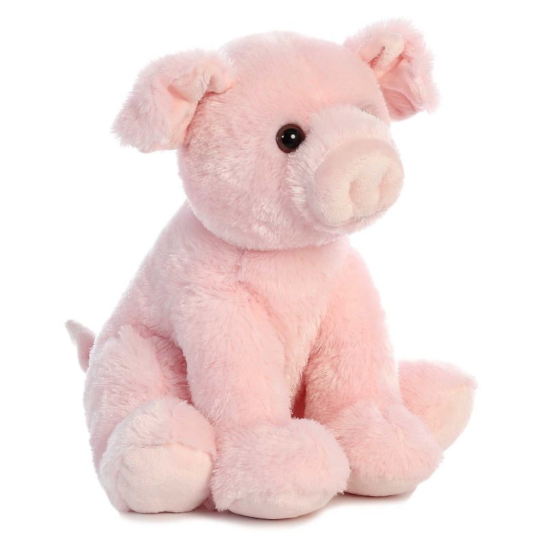 Aurora Medium Pig Cuddly Stuffed Animal Pink 12", 2 of 3