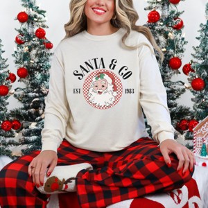 Simply Sage Market Santa and Co Garment Dyed Long Sleeve - 1 of 4
