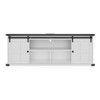 Farmhouse TV Stand for 75 Inch TV, Entertainment Center with Sliding Barn Doors & Storage Cabinets, Mid Century Modern Media Console - 3 of 4