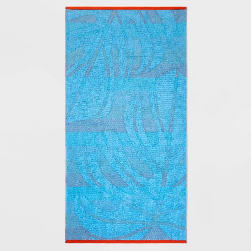 Palm Leaf Print Sand Resist Beach Towel - Sun Squad&#8482;, 4 of 6