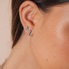SHINE by Sterling Forever Sterling Silver 2pc Bezel Stud Set - 2 of 3