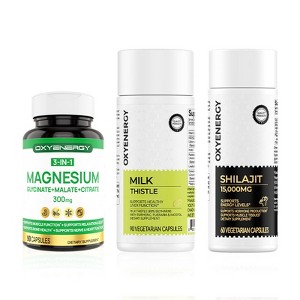 OXYENERGY Milk Thistle, Shilajit & MAGNESIUM - 1 of 1