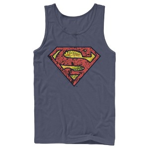 Men's Superman Logo Collage Tank Top - 1 of 3