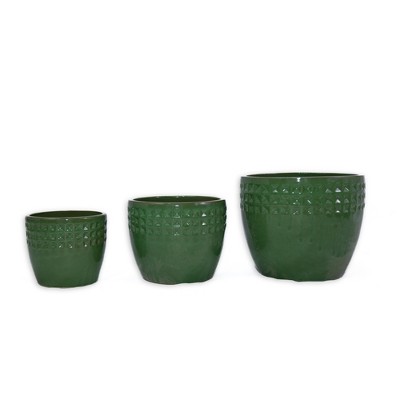 KTMBDW Plant Pots, Ceramic Planters with Drainage Holes, Flower Pots,Nursery Planting Pot for Indoor Out Door Plants
