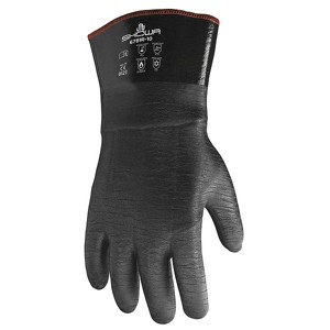 Showa  Chemical Resistant Glove,12" L,Sz L,PR 6781R - 1 of 4