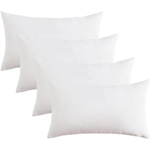 Covers&All Throw Pillow Inserts, Durable Soft 65 GSM Non-Woven Fabric with 15D Silicon Fiber Filling - 1 of 4